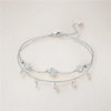 Silver Summer Double Star Shaped Chain Anklets Women Lady Ankle Bracelet Prom Foot Party Jewelry Gifts - Image 5
