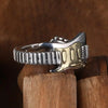 Retro Electric Guitar Ring For Men Punk Gothic Rock Hiphop Open Ring Handmade Jewelry Unisex Accessories Music Artist - Image 2