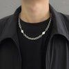 4pcs Personality Black Zircons Awn Star Cross Pendant Cuban Chain Necklace for Men Friends Hip-hop Punk Jewelry Sets Gift - Image 10