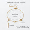 Love Letter Symbol Pendant for Women's Minimalist Style Stainless Steel Plated Golden Sexy Jewelry Gift Ankle - Image 4