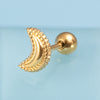 1pc Stainless Steel Cartilage Tragus Helix Piercing Earrings for Women Men Punk Snake Bee Spider Moon Star Stud Earring 18G - Image 26
