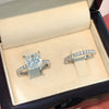Simple Elegant Round/Square CZ Rings for Women Silver Color Engagement Wedding Party Female Ring Jewelry - Image 8