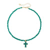 Triangle Crystal Cross Pendant Women's Necklace Unique Personality Versatile Clavicle Chain Jewelry Gift - Image 9