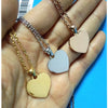 10Piece/Lot Heart Pendant Necklace Set for Women Mirror Polished Stainless Steel Chain Jewelry Gift - Image 1