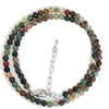4mm Stone Malachite Quartz Opal Volcanic Lava Round Bead Necklaces Women Men Choker Classic Jewelry Gift 16in - Image 8