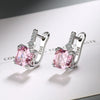 Silver Color Square Zircon Earrings for Women Girl Simple Korean Silver Needle Ear Buckles Earring Jewelry - Image 9