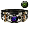 12 Constellation Zodiac Sign Charm Luminous Bracelets Men Women Vintage Multilayer Wrap Leather Bracelet Bangle Birthday Gift - Image 7