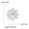 Rhinestone Snowflake Brooch for Women Unisex Pearl Flower Pins Banquet Party Backpack Gifts Jewelry Accessories - Image 19