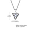 Men's Geometric Pendant Necklace with Stainless Steel Chain - Image 11