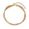 Punk Twisted Three Layers Snake Chain Necklace for Women Man Unisex Gold Silver Mix Color Metal Herringbone Chokers - Image 5