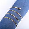 Stainless Steel Cable Chain Necklace in 0.8 mm 1.1 mm and 1.5 mm Widths - Image 8