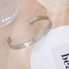 Stainless Steel Cuff Bracelet on Hand Women Geometric Flower Leaves Eye Adjustable Open Gold Color Bangle Jewelry - Image 29