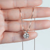 – Necklace Sparkling Solitaire Lab-Grown Diamond Pendant Necklaces for Women Daily Jewelry - Image 7
