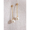 Korean Imitation Pearls Long Chain Hanging Dangle Earrings for Women Anti Allergic Stainless Steel Charm Daily Jewelry - Image 6