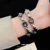 Retro Zircon Adjustable Bracelet Stylish Wrist Jewelry for Women - Image 2