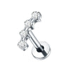 Cubic Zirconia Labret Stud 16G Internally Threaded for Lip Tragus and Helix - Image 26