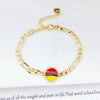 Venezuela Colombia Mexico Flag Cuban Chain Bracelet for Women Men Enamel Country Map Heart Charm Bracelet Patriotic Jewelry Gift - Image 10