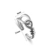 1PC Stainless Steel Thumb Rings Ladies Mens Toe Rings Adjustable Open Band Simple Womens Ring - Image 7