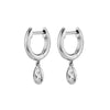 Crmya Gold Plated Drop Hoop Earrings For Women Piercing Purple CZ Zircon Women's Dangle Earrings Jewelry - Image 33