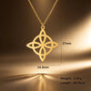 Vintage Witch Knot Pendant Necklace Celtic Women's Witch Protection Talisman Stainless Steel Simple Jewelry - Image 13