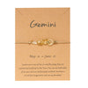12 Zodiac Signs Woven Card Paper Bracelet for Women Men Minimalist Stone Handmade Braided Bracelet Friendship Jewelry - Image 14