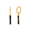 Multicolor Zircon Water Drop Small Hoop Earrings for Women Stainless Steel Pendant Piercing Earrings - Image 30