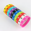 10Pcs/Lot Multicolor Luminous Heart Silicone Bracelets For Men Women Flower Sport Mix Style Rubber Wristband Bangle Jewelry Gift - Image 18