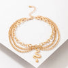 Boho Gold Silver Color Tassel Chain Bracelet Anklet Charms Snake/Starfish/Heart Sexy Leg Ankle On Foot Chain Beach Jewelry - Image 5