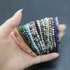 4 mm Stone Bead Bracelet with Multiple Color Options - Image 5