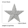 Tassel Shooting Star Pins for Women Unisex Rhinestone Star Brooches Office Party Friend Gifts Jewelry Accessories - Image 7