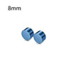 1 Pair 6-12mm Black Stainless Steel Magnetic Fake Gauges Earring Studs for Men Women Non Pierced Earrings - Image 13