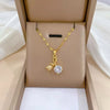 Colorful Bling Cubic Zirconia Pendant Stainless Steel Necklace Neck Chain Shiny Jewelry For Women Gift - Image 16