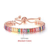 Simple Tennis Bracelet For Women Rectangle Zircon Silver Color Adjustable Bracelets On Hand Friend Gift Jewelry - Image 32