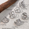 316L Stainless Steel Rings for Women Silver Color Classic Rings Wedding Couple Rings Party Jewelry Accessories - Image 2
