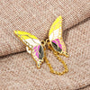 Pride Wings Enamel Pins Butterfly Wings Tassel Chain Brooch Metal Feather Lapel Pin Suit Coat Breastpin Women Men's Accessories - Image 5