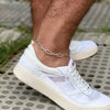 Stainless Steel Anklet for Men,Casual Silver Gold Color Ankles Chain Bracelet Figaro Chain Cuban Chain Anklet - Image 5