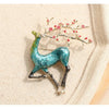 Skeds Women Men Creative Deer Enamel Brooch Painting Reindeer Sika Deer Brooches Pin Metal Cute Animal Jewelry Pins Accessories - Image 8