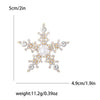 Rhinestone Snowflake Brooch Pin for Christmas and Holiday Outfits - Image 14