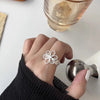Ventfille Silver Opal Ring Female Index Finger Opening Adjustable Tail Ring Simple Jewelry Gift - Image 35