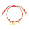 Colorful Cord Bracelet with Fish and Flower Charms - Image 13