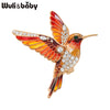 Lovely Hummingbird Brooches Pins For Women Unisex 5-color Beautiful Rhinestone Bird Animal Party Casual Brooch Gifts - Image 5