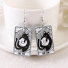 Rectangular Double Sided Tarot Cat Acrylic Earrings Halloween Magic Divination Animals Epoxy Pendant Earring for Women Jewelry - Image 12