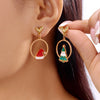 Shiny Zircon Christmas Tree Earrings for Women Xmas Colorful Bulb Tree Bell Drop Earrings Year Party Jewelry Gifts - Image 9