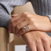 Micro Paved CZ Multi Wrap Spring Spiral Open Adjusted Women Pinky Finger Ring Jewelry - Image 4