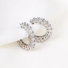 2Pcs Full Rhinestone Zircon Ear Cuff Ear Clip for Women No Pierced C Shape Earcuff Ear Wrap Earcuff Clips Jewelry Gifts - Image 3