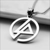Linkin Park Logo Necklace, Personalized Metal Chain, A Must Have for Rock Fans, and Jewelry - Image 2