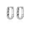 Heart Stainless Steel Earrings for Women Zircon Gold Color Hoop Earring Aesthetic Ear Piercing Jewelry Accessories - Image 28
