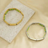 GD Religious Stainless Steel South Africa Bracelet Green And Yellow Color Orula Hidden Bracelet Yellow Beads Unisex Bangle - Image 1