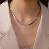 Stainless Steel Snake Chain Necklace for Women Men Gold Color Herringbone Choker Neck Chains Jewelry Gift - Image 14