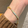 Dropping Oil Curved Half Bracelet Charm Jewelry Accessories Chinese Style Bracelet Hand Rope Pendant - Image 6